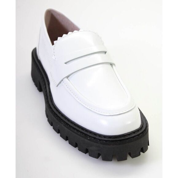 LÄST Matter white Leather Loafers EU40 - Picture 7 of 12
